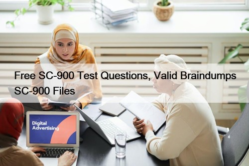 Free SC-900 Test Questions, Valid Braindumps SC-900 Files